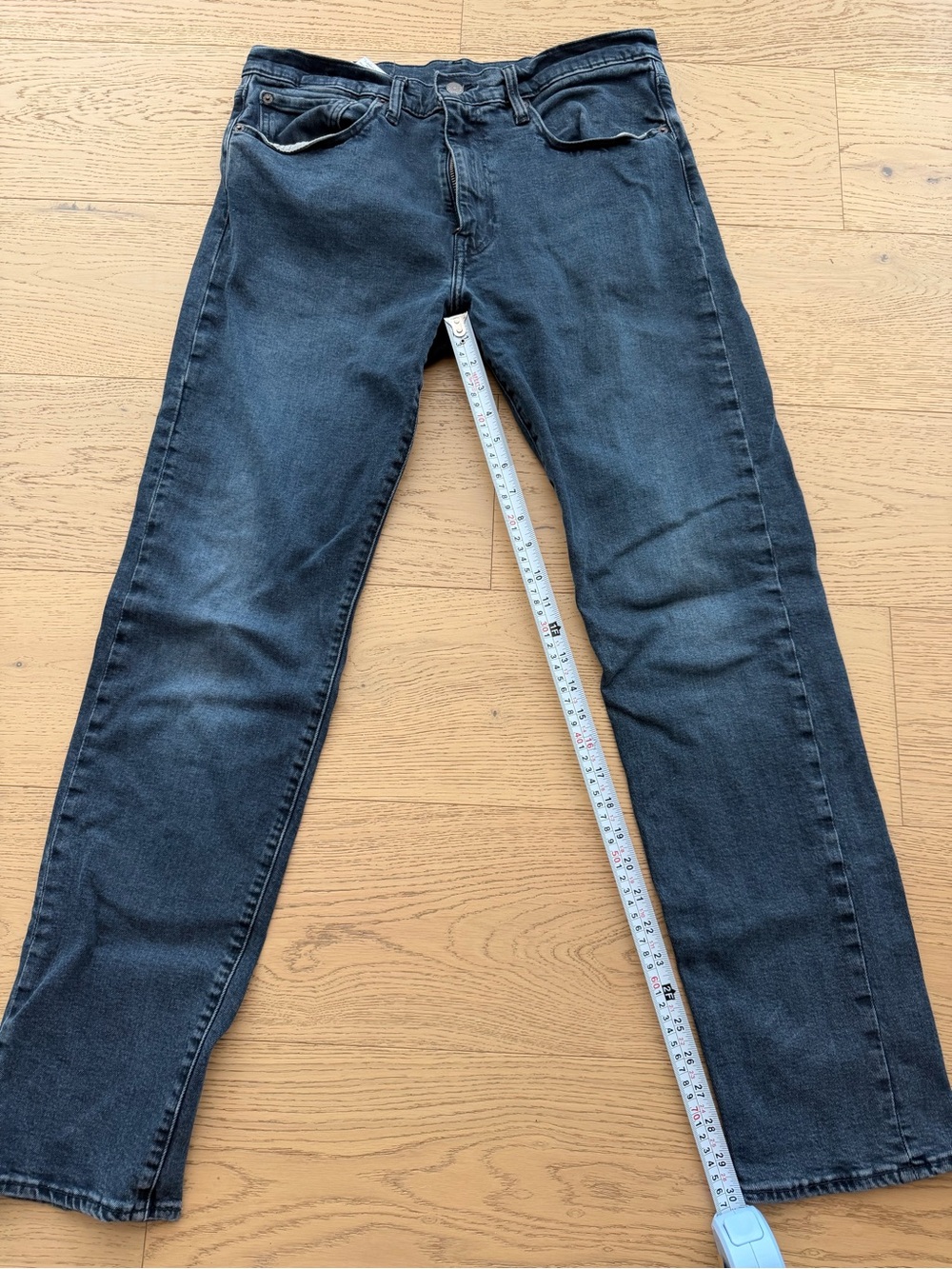 Levi's Men's Dark Gray Straight Jeans